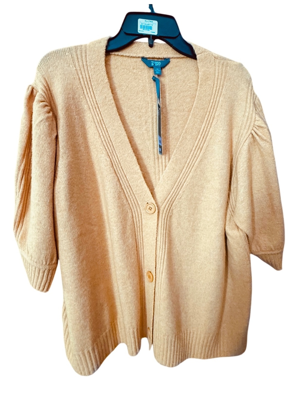 NWT Terra & Sky Mustard Shrug Sweater 3X